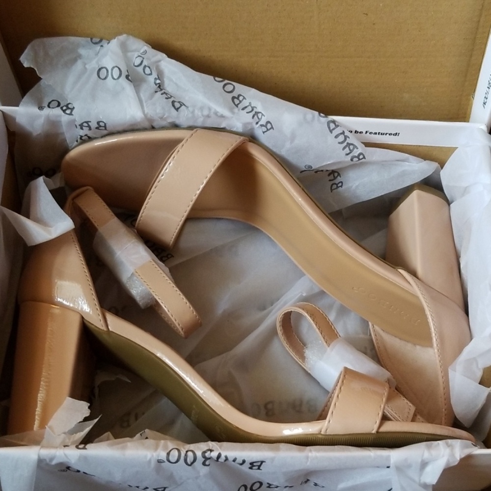 Cute Nude Strappy Heel